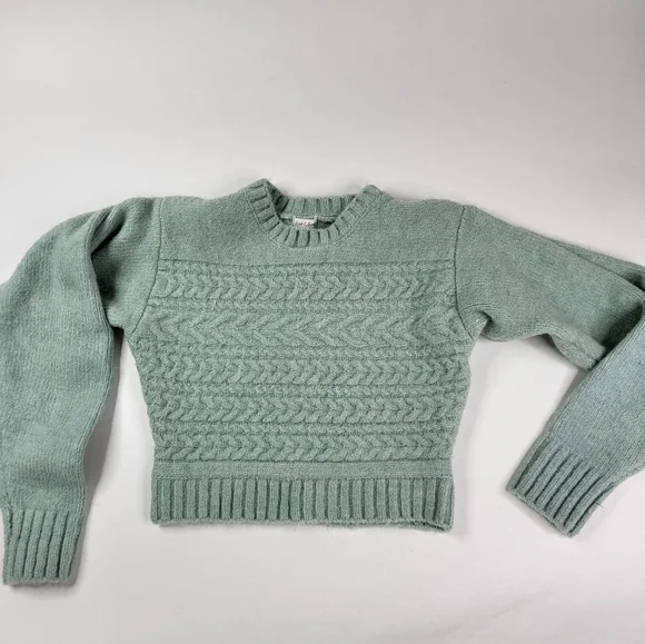 For Love & Lemons Green Dominique Sweater sz S - Picture 4 of 6